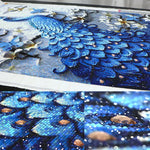 Diamond painting - Påfugl