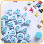 Alfabet Fondant Stempelskærer